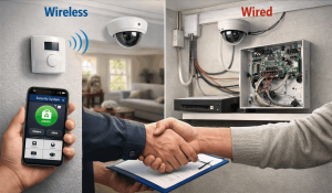 Wireless vs wired security systems comparison